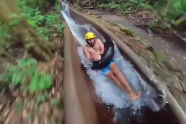 Crazy Water Slide in Costa Rica